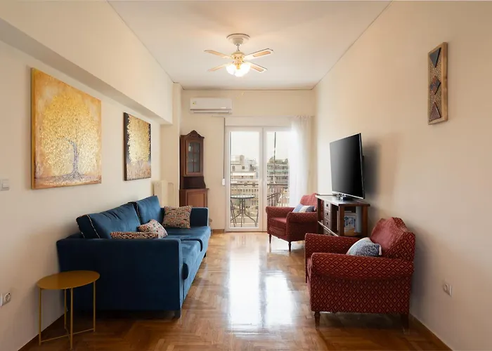 Athenian Home With Acropolis View